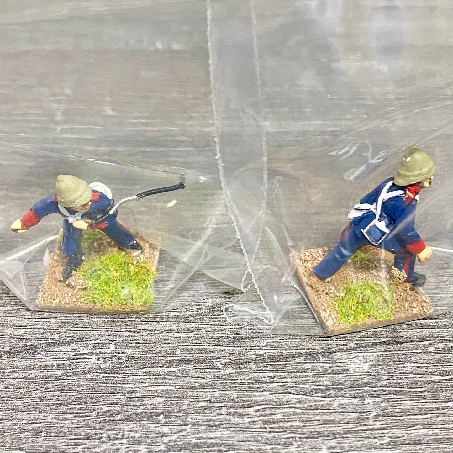 28mm British Artillerymen Painted Metal Miniatures Zulu 1879 War Games 2 Fig #21