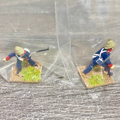 28mm British Artillerymen Painted Metal Miniatures Zulu 1879 War Games 2 Fig #21