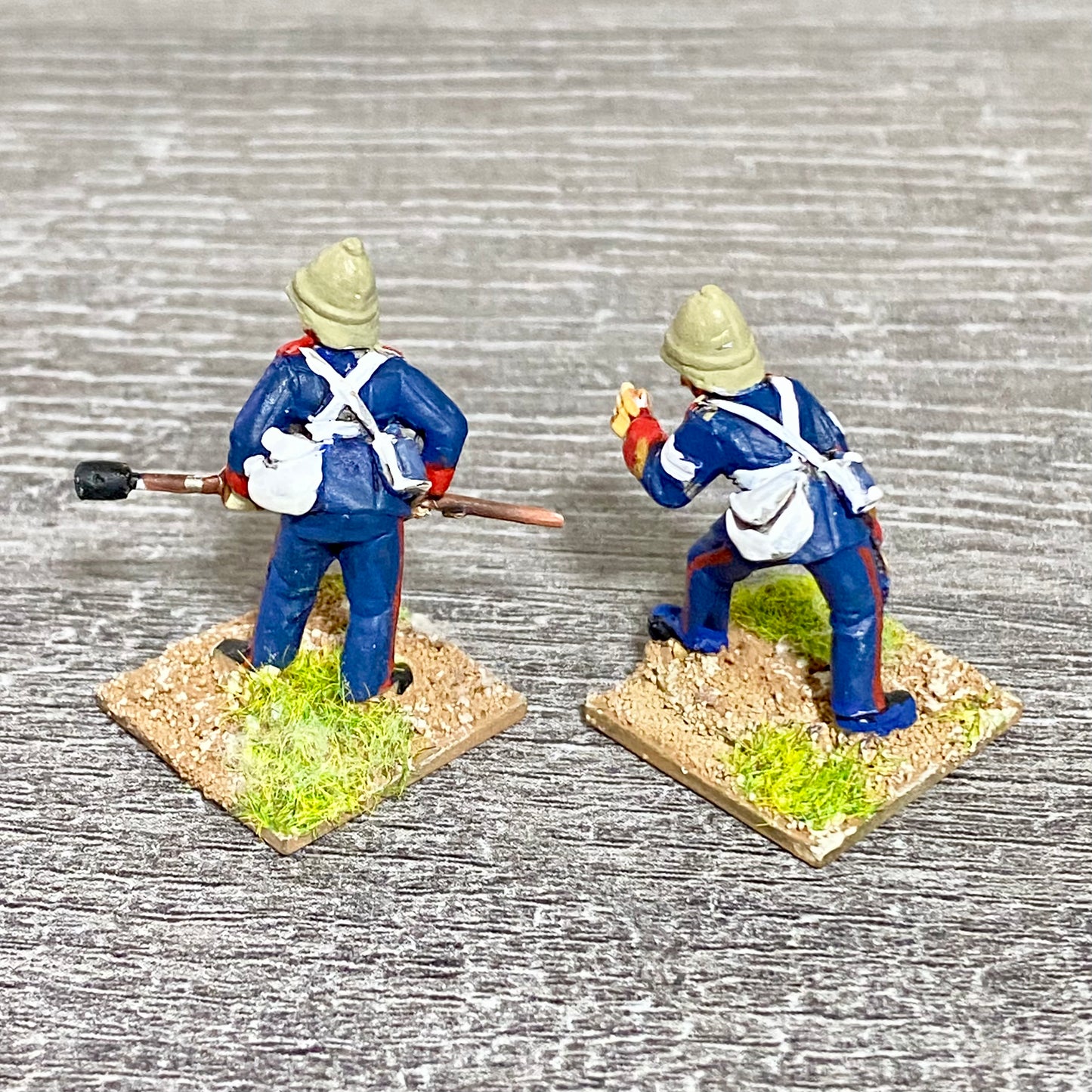 28mm British Artillerymen Painted Metal Miniatures Zulu 1879 War Games 2 Fig #22