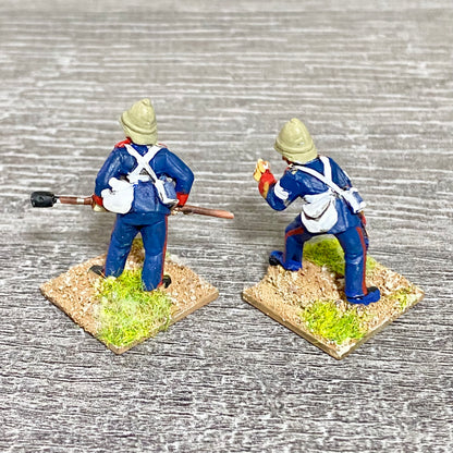 28mm British Artillerymen Painted Metal Miniatures Zulu 1879 War Games 2 Fig #22