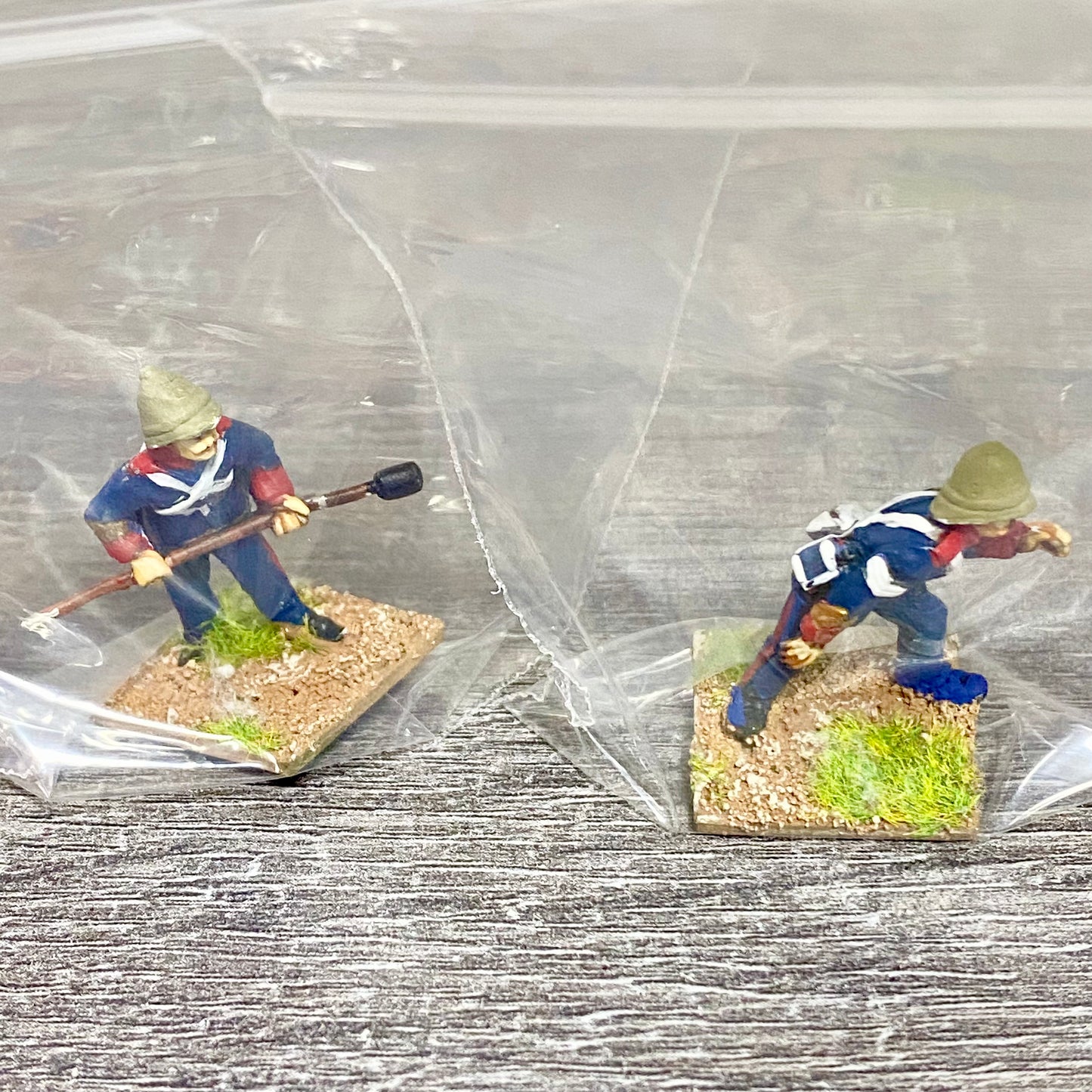 28mm British Artillerymen Painted Metal Miniatures Zulu 1879 War Games 2 Fig #22