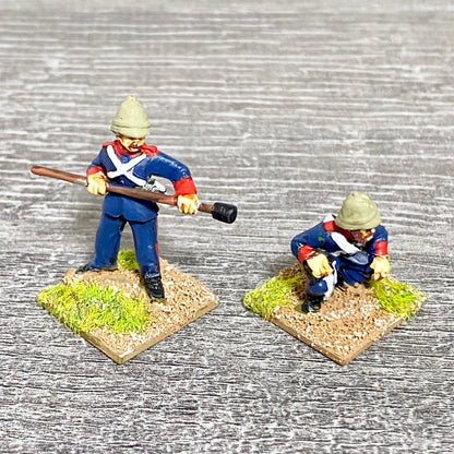 28mm British Artillerymen Painted Metal Miniatures Zulu 1879 War Games 2 Fig #23
