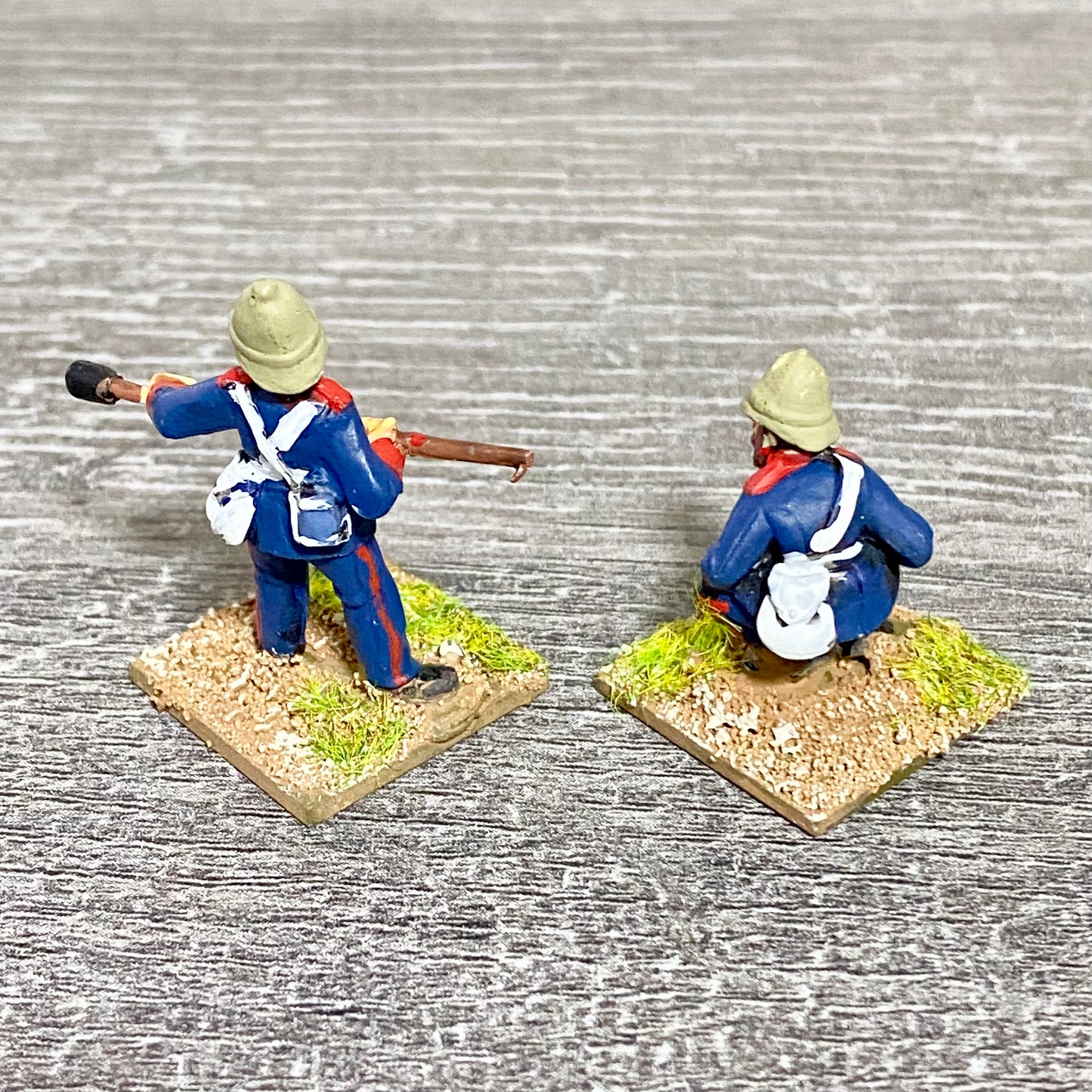 28mm British Artillerymen Painted Metal Miniatures Zulu 1879 War Games 2 Fig #23