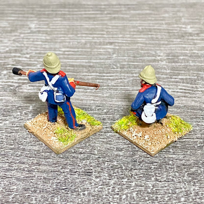 28mm British Artillerymen Painted Metal Miniatures Zulu 1879 War Games 2 Fig #23