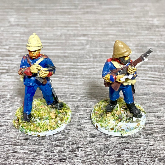28mm British Artillerymen Painted Metal Miniatures Zulu 1879 War Games 2 Fig #24