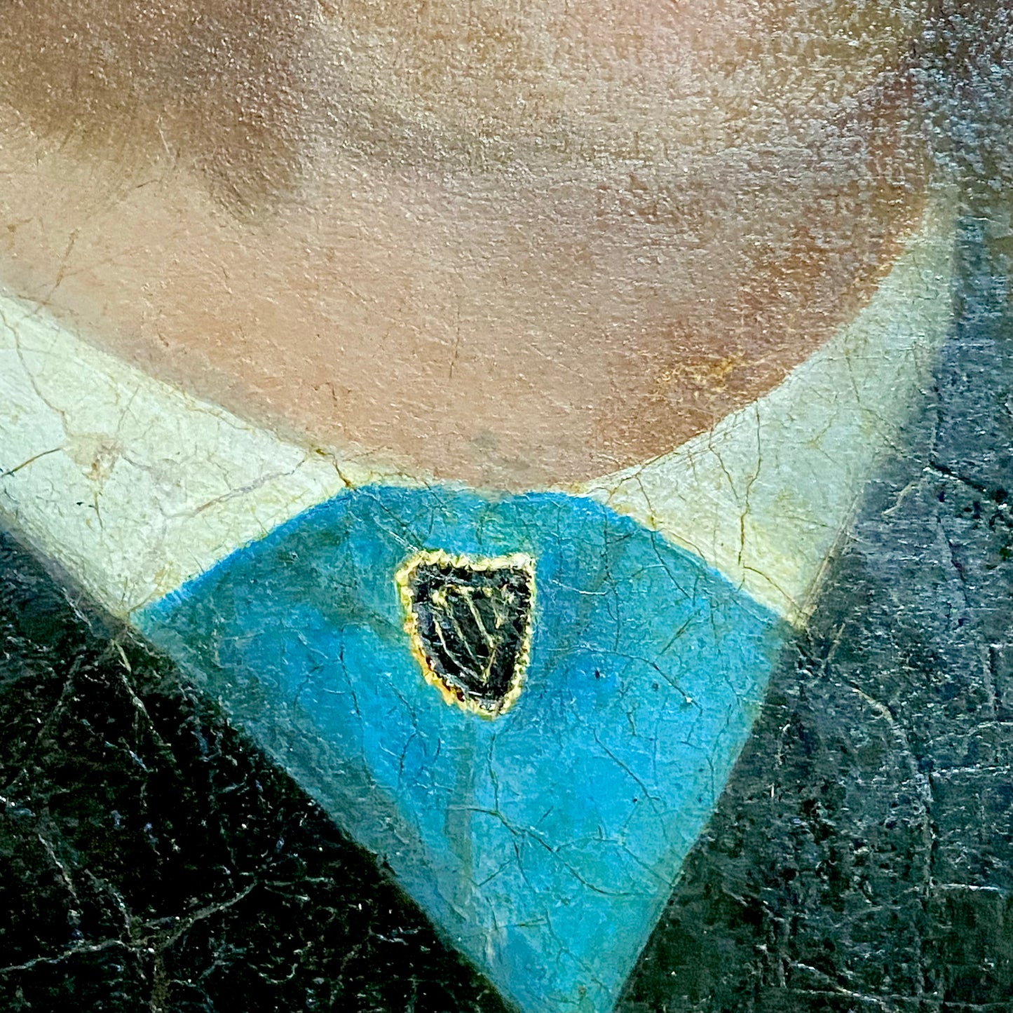 19th Century Seated Gentleman Portrait Burns & Byron Books Oil On Canvas Framed