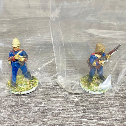 28mm British Artillerymen Painted Metal Miniatures Zulu 1879 War Games 2 Fig #24