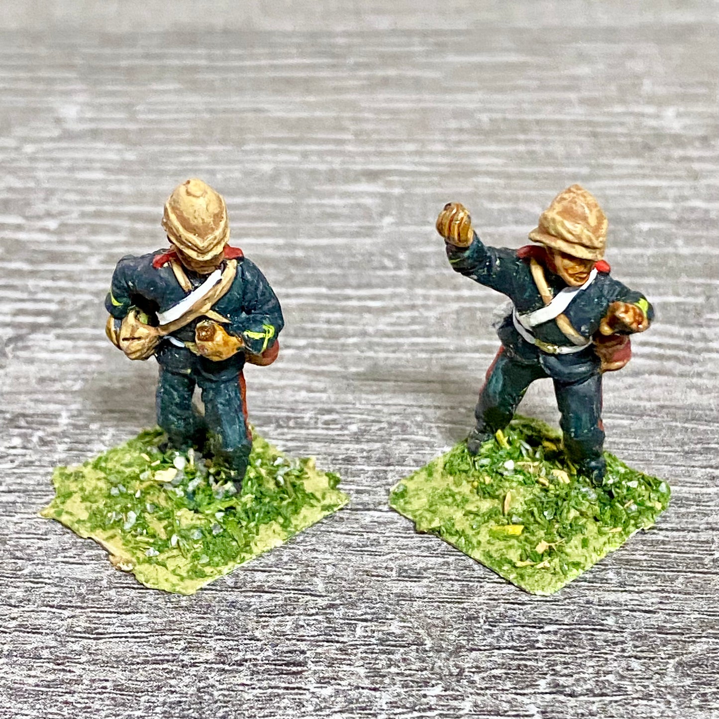 28mm British Artillerymen Painted Metal Miniatures Zulu 1879 War Games 2 Fig #26