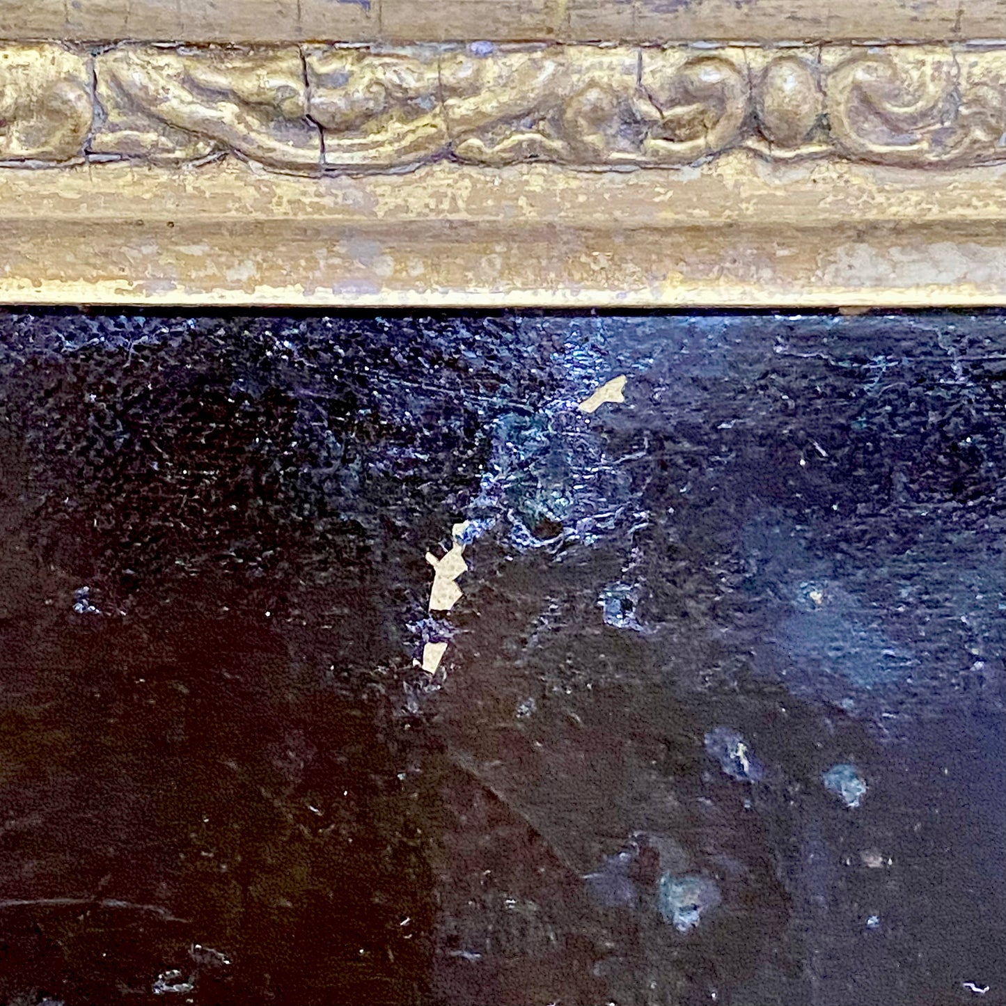 19th Century Seated Gentleman Portrait Burns & Byron Books Oil On Canvas Framed