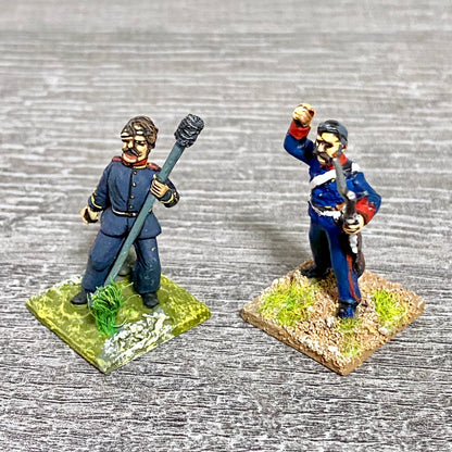 28mm British Artillerymen Painted Metal Miniatures Zulu 1879 War Games 2 Fig #28