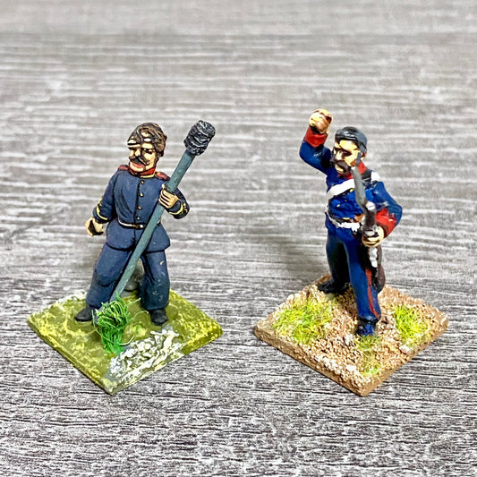 28mm British Artillerymen Painted Metal Miniatures Zulu 1879 War Games 2 Fig #28