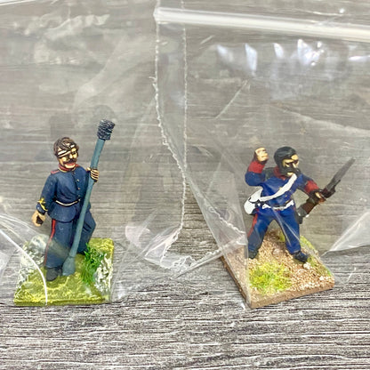 28mm British Artillerymen Painted Metal Miniatures Zulu 1879 War Games 2 Fig #28