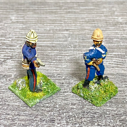 28mm British Artillerymen Painted Metal Miniatures Zulu 1879 War Games 2 Fig #29