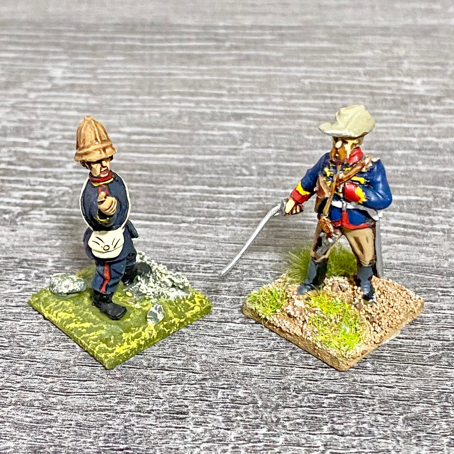 28mm British Artillerymen Painted Metal Miniatures Zulu 1879 War Games 2 Fig #30