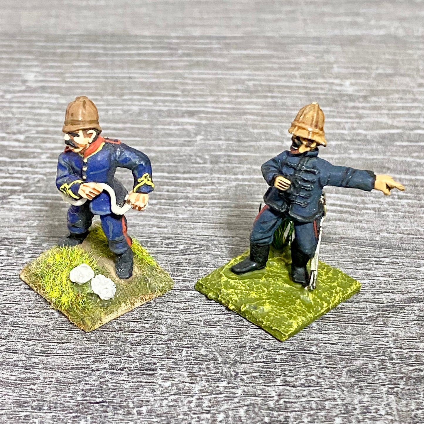 28mm British Artillerymen Painted Metal Miniatures Zulu 1879 War Games 2 Fig #31