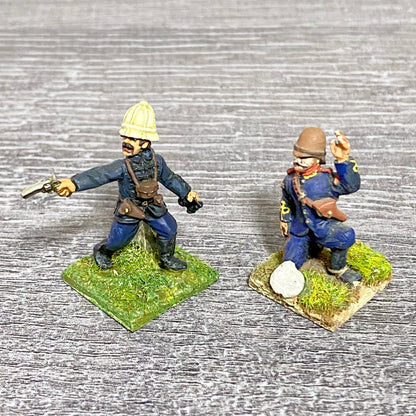28mm British Artillerymen Painted Metal Miniatures Zulu 1879 War Games 2 Fig #32