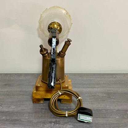 Vintage Blow Torch Freestanding Light Lamp Art Deco Steampunk Custom Rare