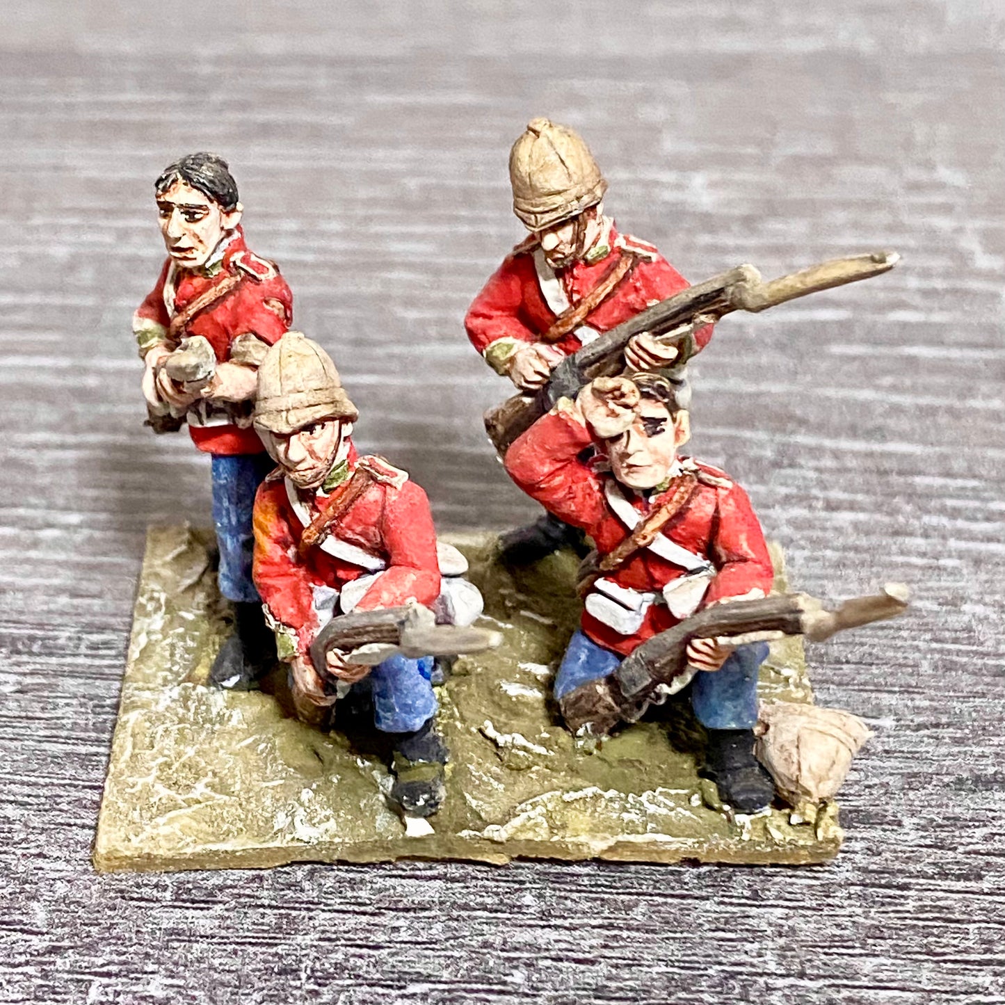 28mm 24th Regiment Infantry Painted Metal Miniatures Wargames 1 Fig Scene #2