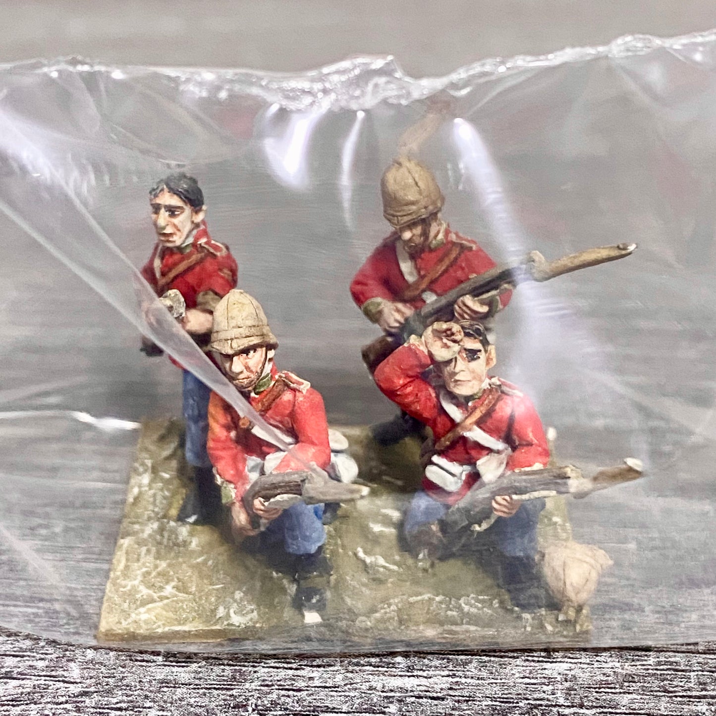 28mm 24th Regiment Infantry Painted Metal Miniatures Wargames 1 Fig Scene #2