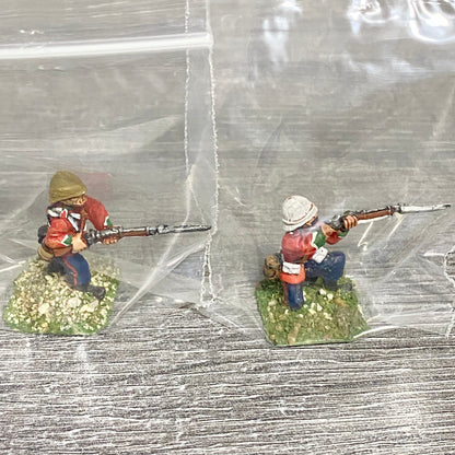 28mm 24th Regiment Infantry Painted Metal Miniatures Zulu War Games 2 Figs #9