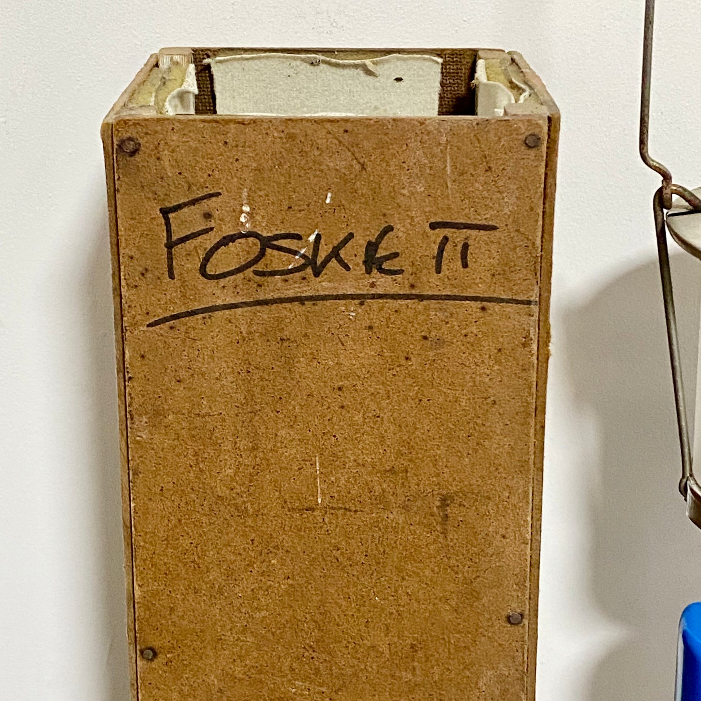 Vintage Campingaz C400 Gas Lantern Light Lamp & Spare Canister With Storage Box