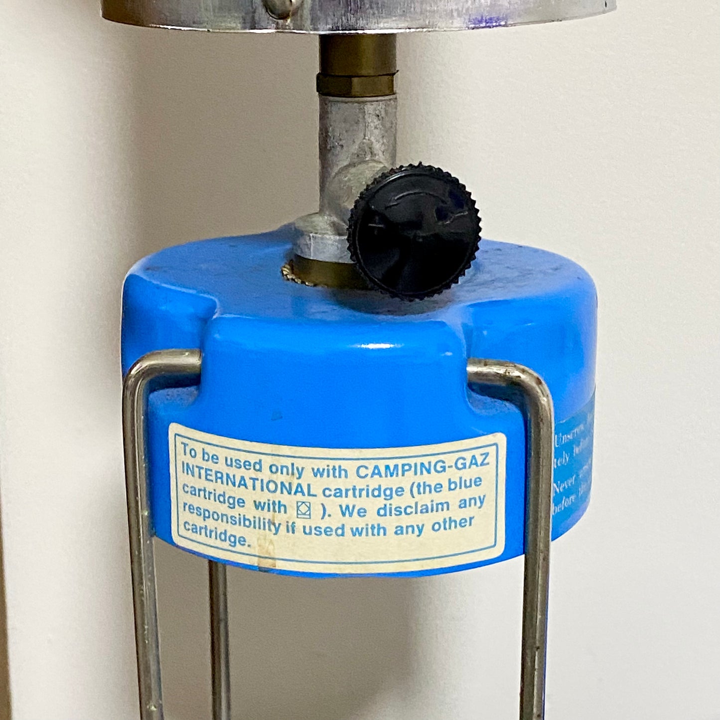 Vintage Campingaz C400 Gas Lantern Light Lamp & Spare Canister With Storage Box