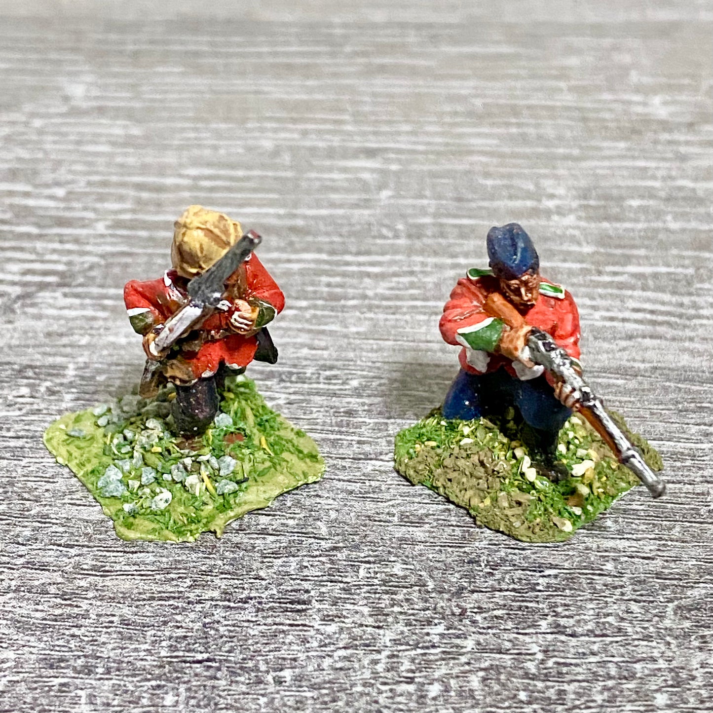 28mm 24th Regiment Infantry Painted Metal Miniatures Zulu War Games 2 Figs #11