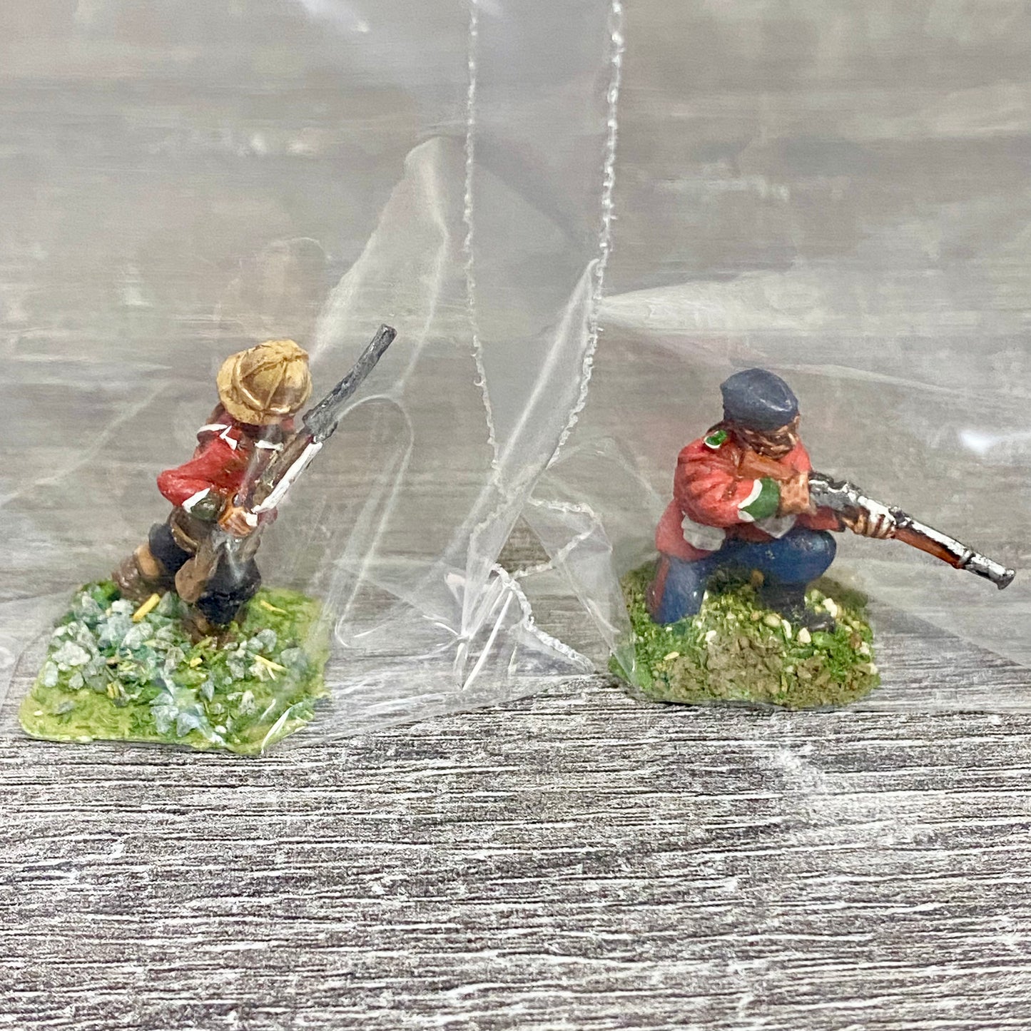 28mm 24th Regiment Infantry Painted Metal Miniatures Zulu War Games 2 Figs #11