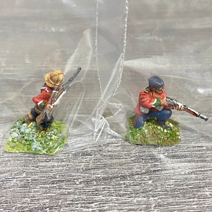 28mm 24th Regiment Infantry Painted Metal Miniatures Zulu War Games 2 Figs #11