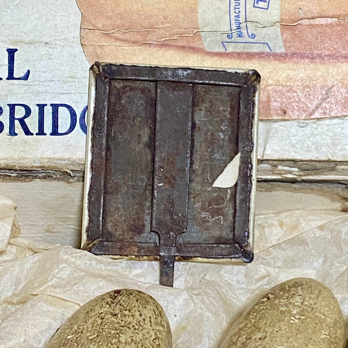 Vintage Palethorpes Sausages Display Box With Prop Sausages Royal Cambridge Rare