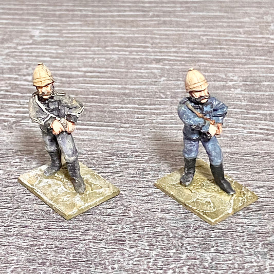 28mm 24th Regiment Infantry Painted Metal Miniatures Zulu War Games 2 Figs #16