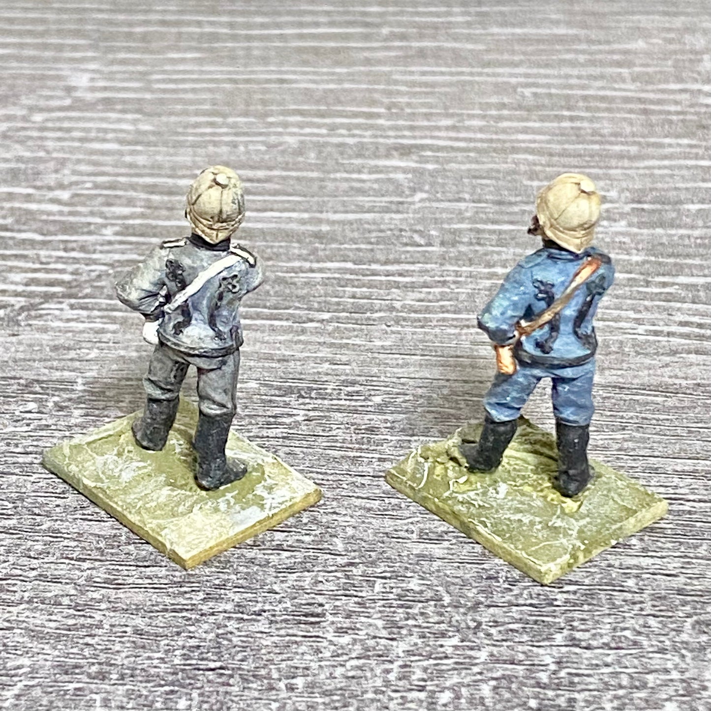 28mm 24th Regiment Infantry Painted Metal Miniatures Zulu War Games 2 Figs #16