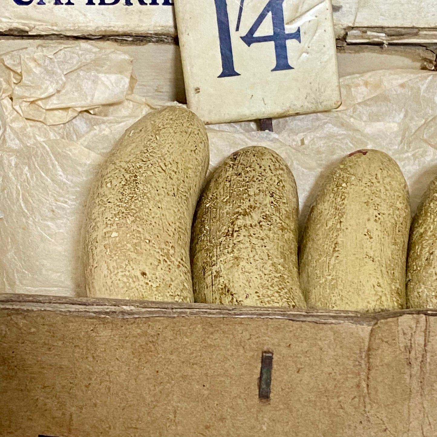 Vintage Palethorpes Sausages Display Box With Prop Sausages Royal Cambridge Rare