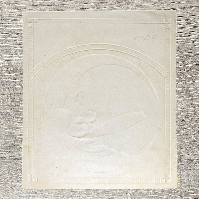 Vintage Rubis Cigars Moon Advertising Cigar Box Label Early 20th Century Rare