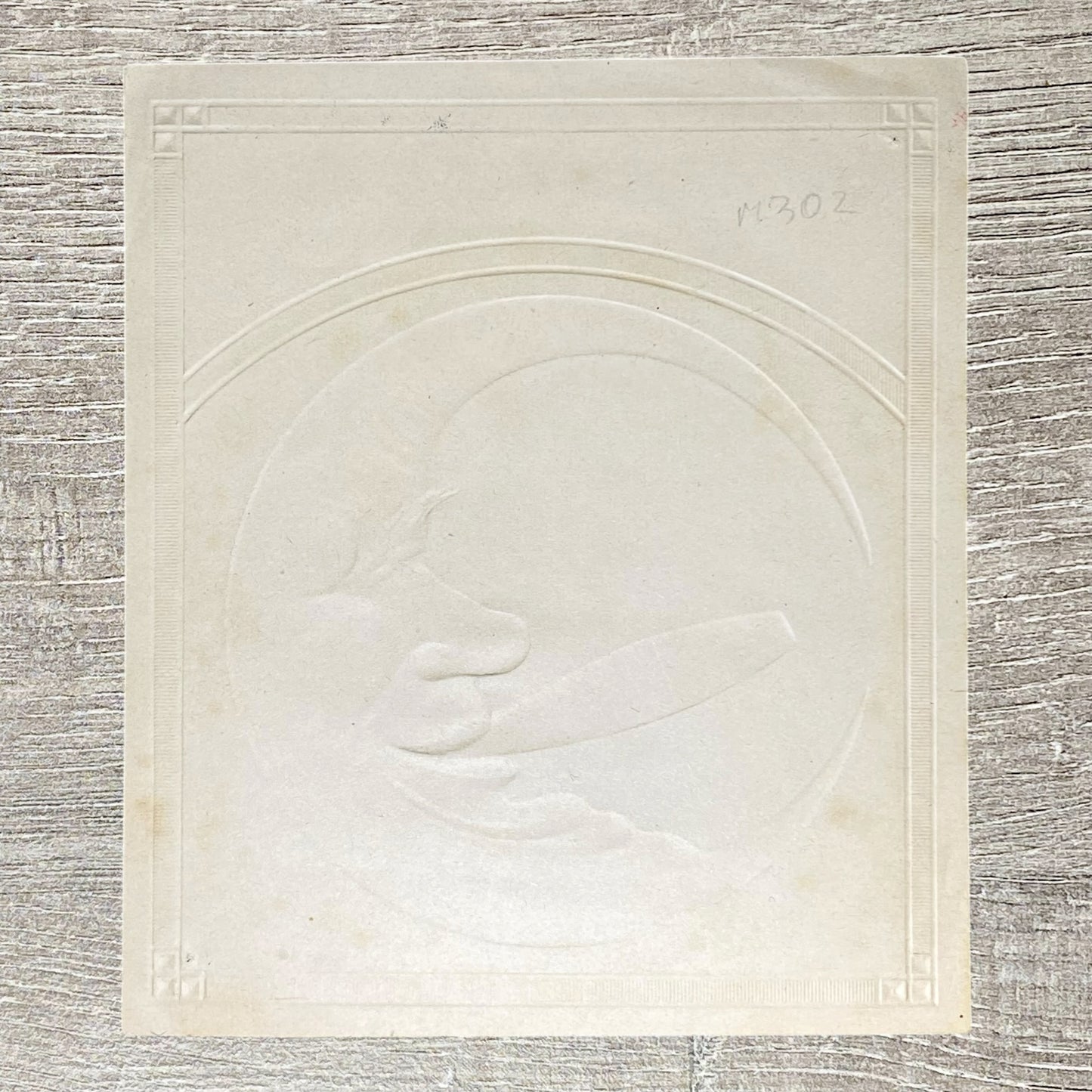 Vintage Rubis Cigars Moon Advertising Cigar Box Label Early 20th Century Rare