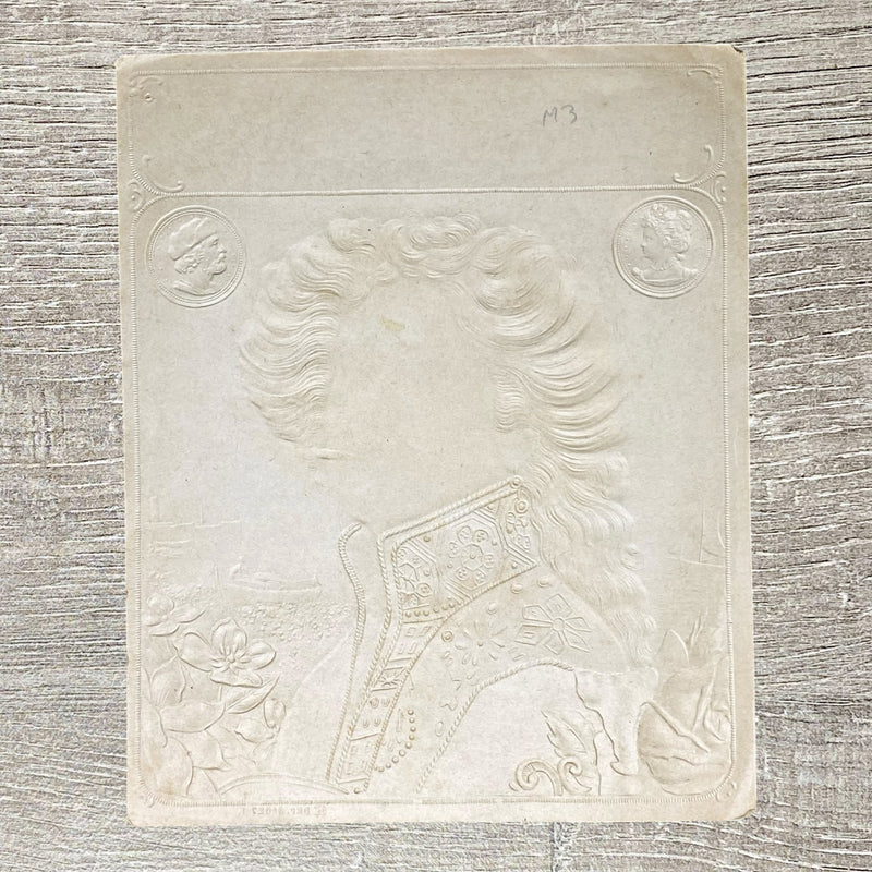 Vintage Pera Cigars Advertising Cigar Box Label Gold Embossed Early 20th Century