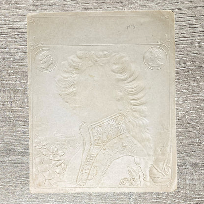 Vintage Pera Cigars Advertising Cigar Box Label Gold Embossed Early 20th Century