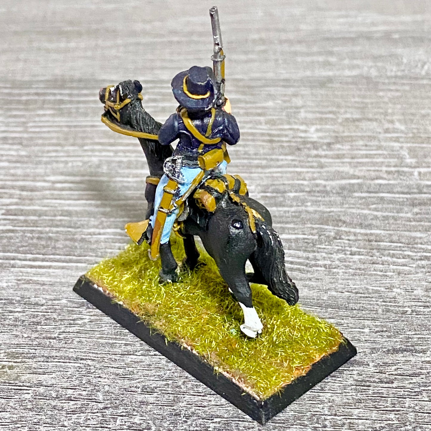 28mm American US Cavalry Mounted Painted Metal Miniatures Wild West Wargames #19