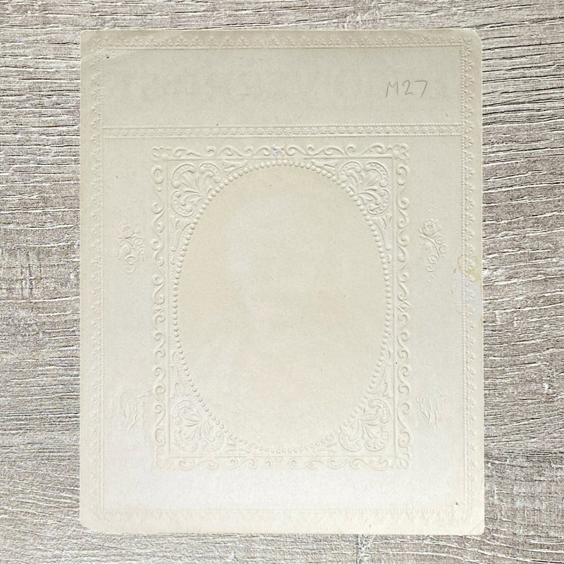 Vintage Hugo Verriest Portrait Cigar Advertising Box Label Gold Embossed Rare