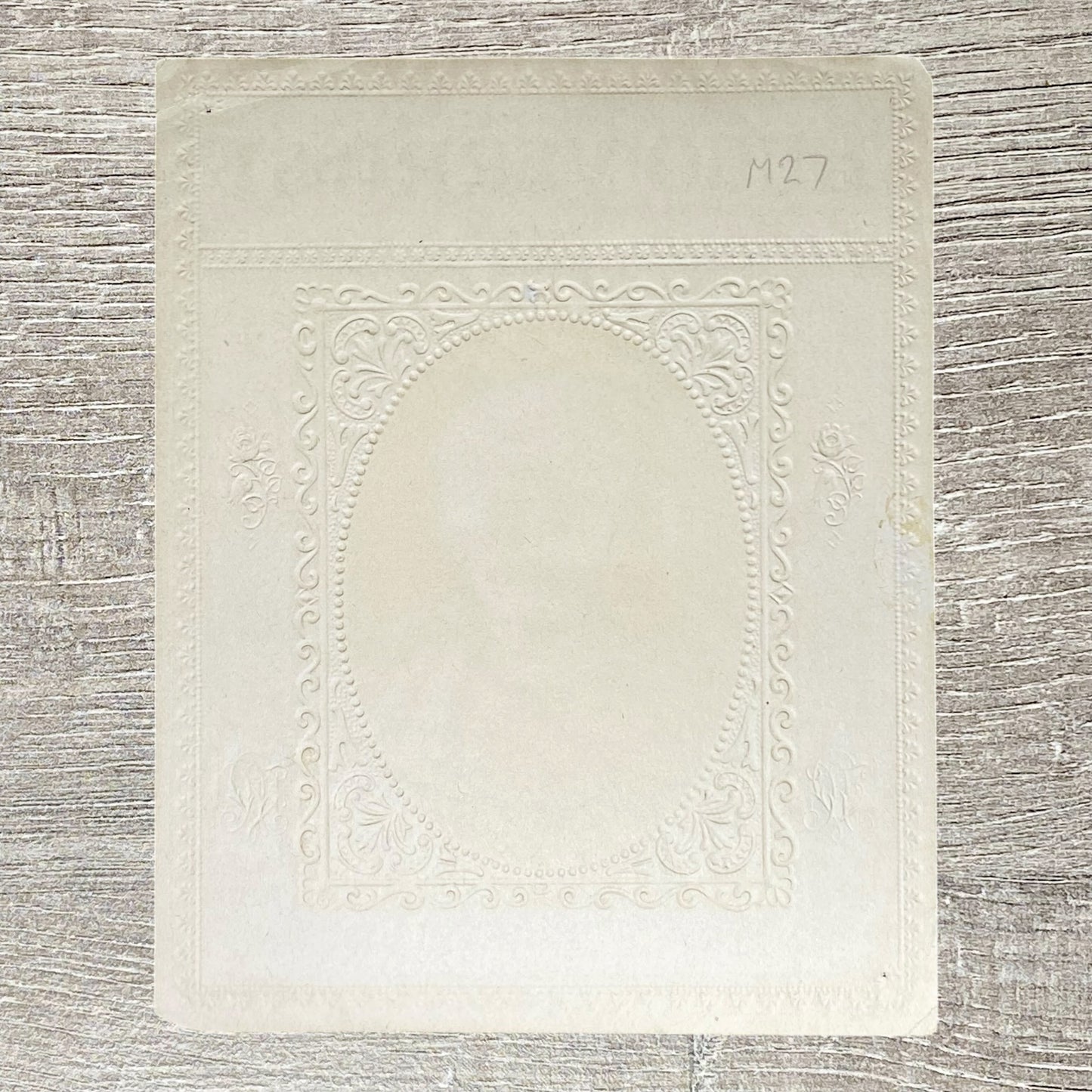 Vintage Hugo Verriest Portrait Cigar Advertising Box Label Gold Embossed Rare