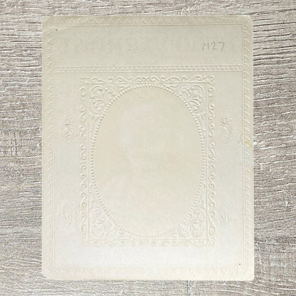 Vintage Hugo Verriest Portrait Cigar Advertising Box Label Gold Embossed Rare