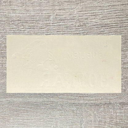 Vintage Hofnar Subliem Cigars Dutch Advertising Cigar Box Label Gold Tone Rare