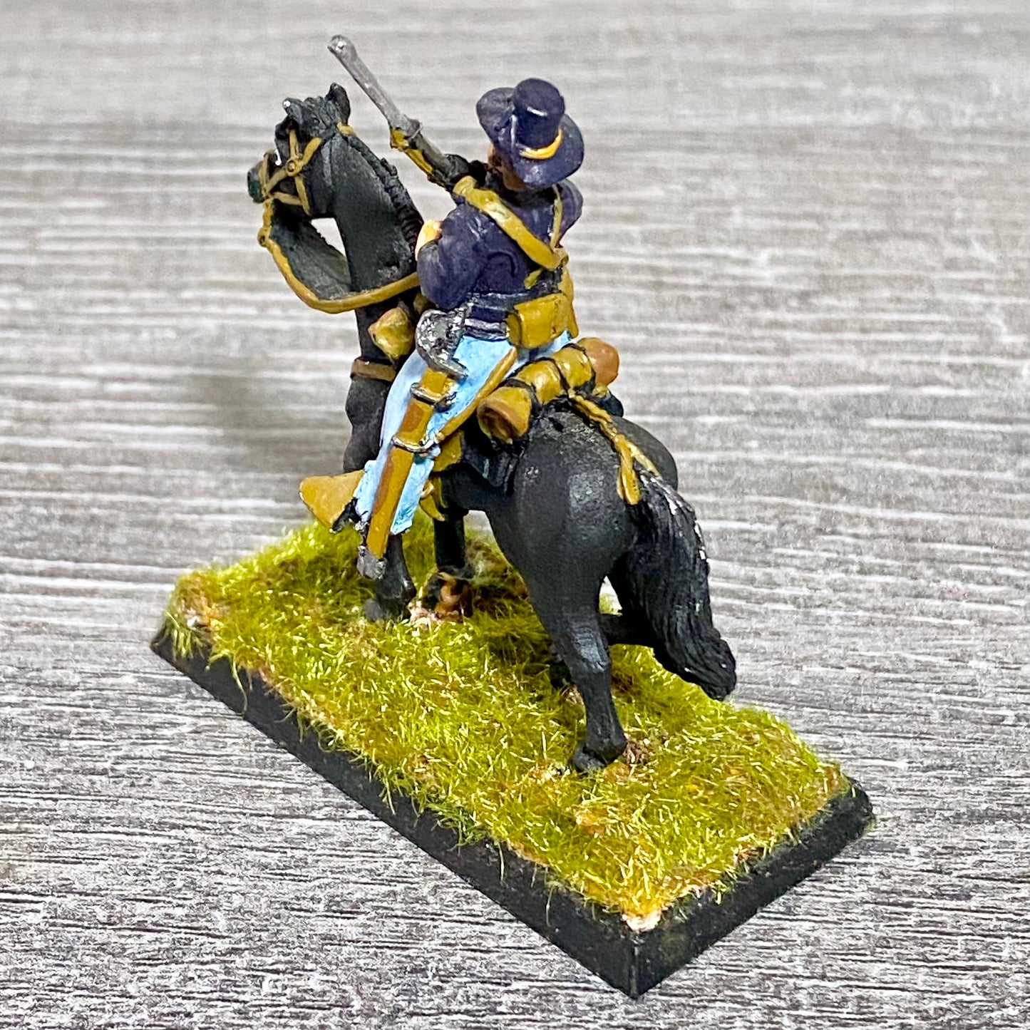 28mm American US Cavalry Mounted Painted Metal Miniatures Wild West Wargames #24