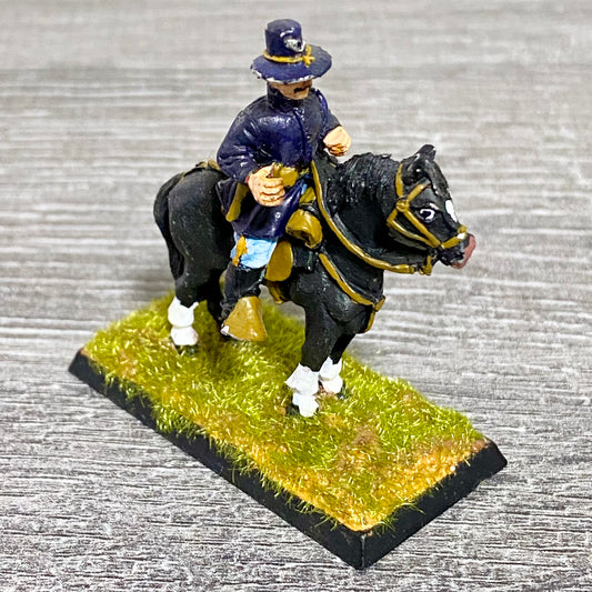 28mm American US Cavalry Mounted Painted Metal Miniatures Wild West Wargames #25