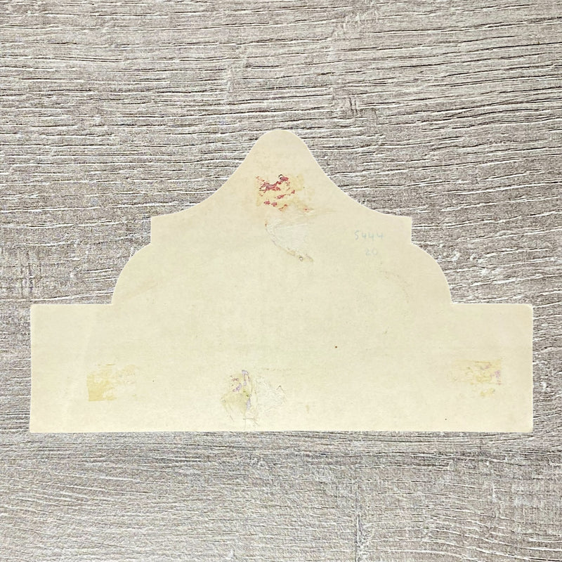 Vintage Old Canterbury Cigars Tabacos Selectos Cigar Box Label Gold Tone 1900s