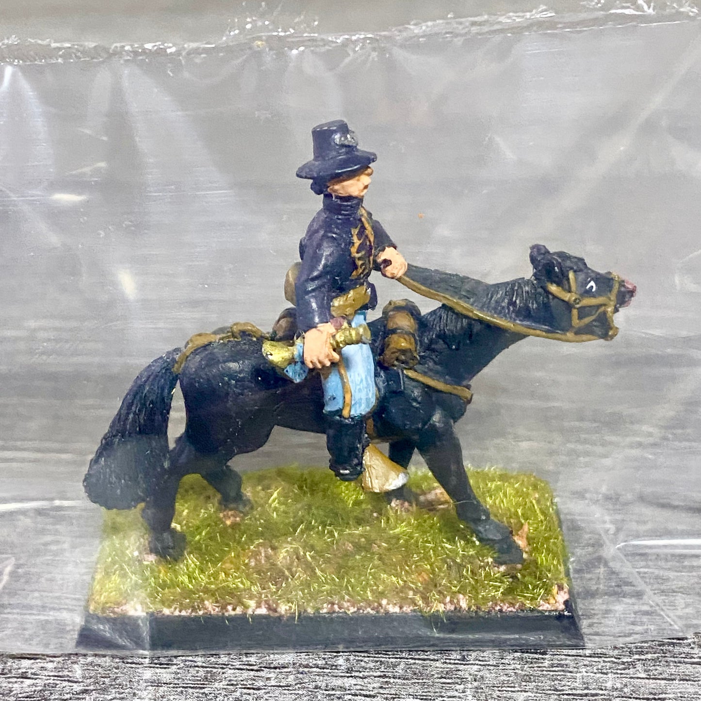 28mm American US Cavalry Mounted Painted Metal Miniatures Wild West Wargames #26