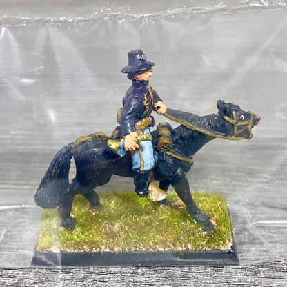 28mm American US Cavalry Mounted Painted Metal Miniatures Wild West Wargames #26