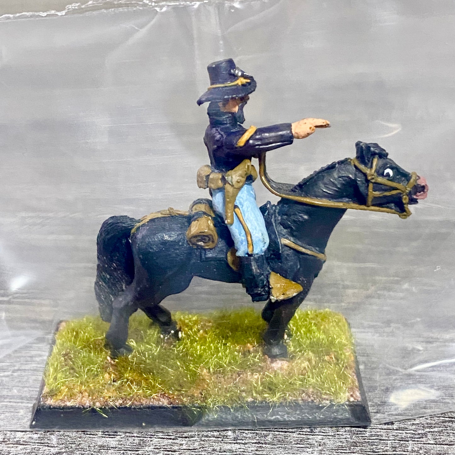 28mm American US Cavalry Mounted Painted Metal Miniatures Wild West Wargames #27