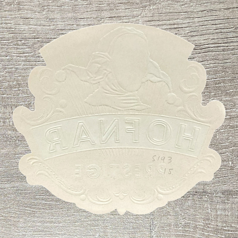 Vintage Hofnar Prestige Cigars Advertising Cigar Box Label Gold Embossed Rare