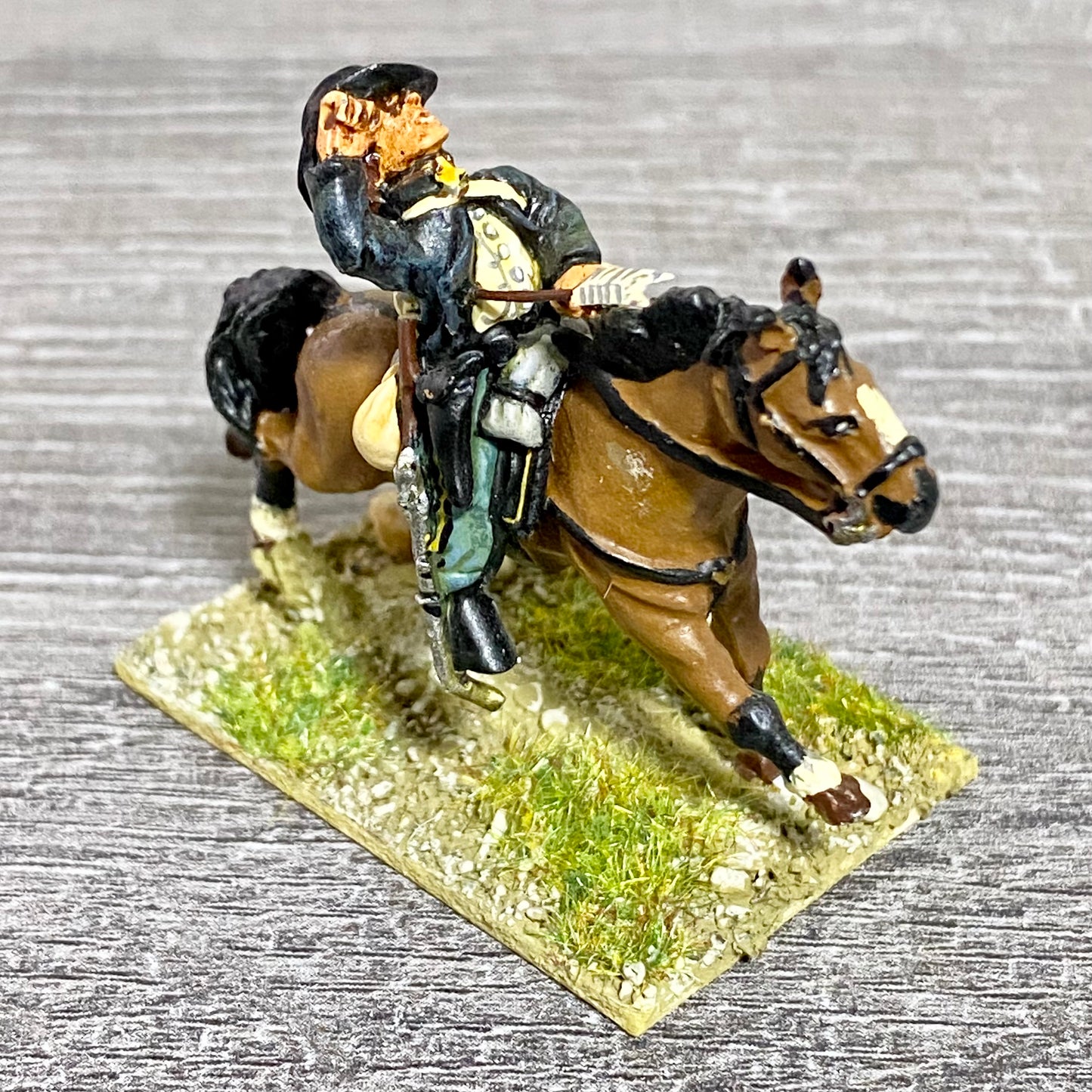 28mm American US Cavalry Mounted Painted Metal Miniatures Wild West Wargames #30